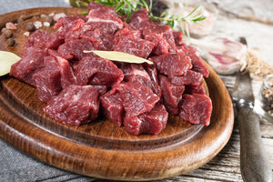 Grain-Fed Boneless Beef Stew Meat - $16.50/Lb