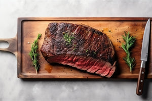 Grass-Fed Flat Iron Steak - $22.00/Lb