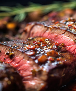 Grass-Fed Flat Iron Steak - $22.00/Lb